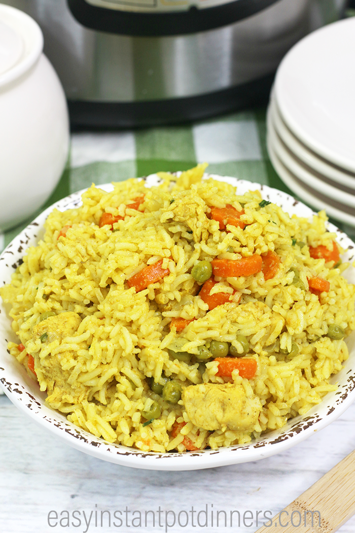 Featured image for “Instant Pot Curry Chicken and Rice”