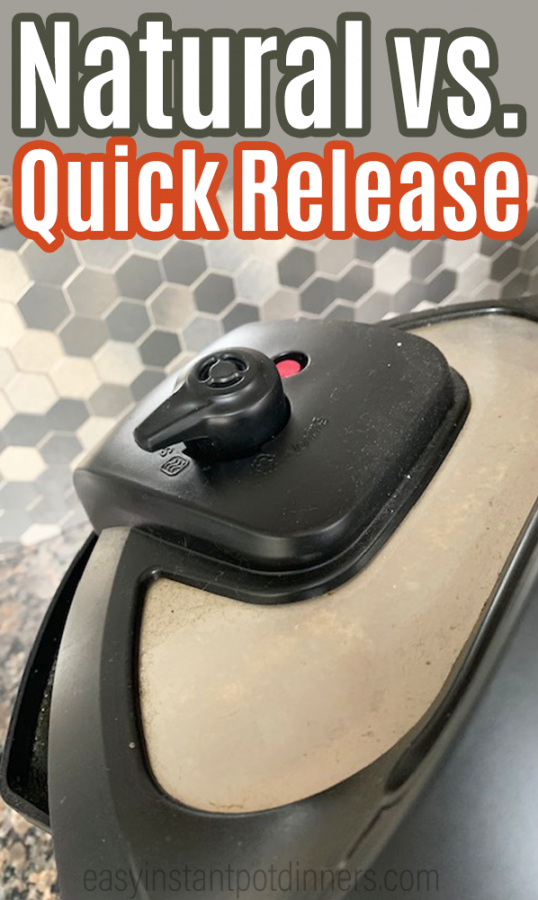 natural vs quick release guide instant pot