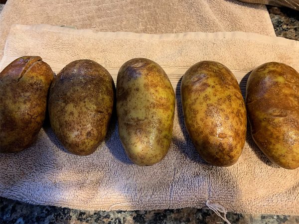 Potatoes sizes
