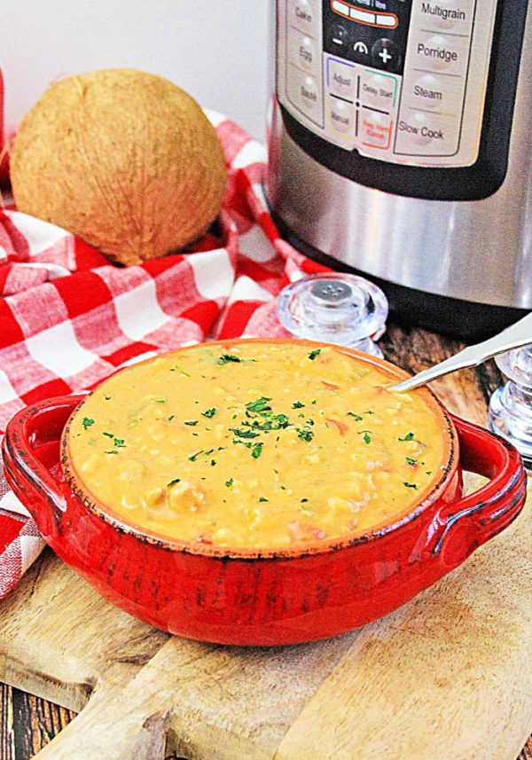 Coconut curry soup
