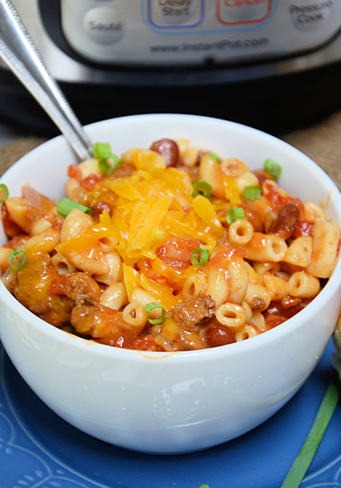 Instant Pot chili mac
