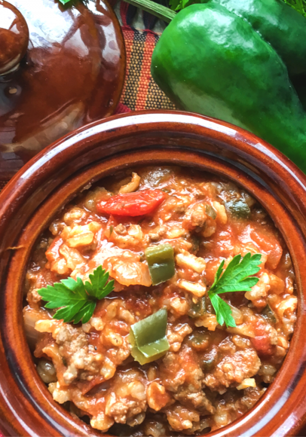 Instant pot stuffed pepper soup