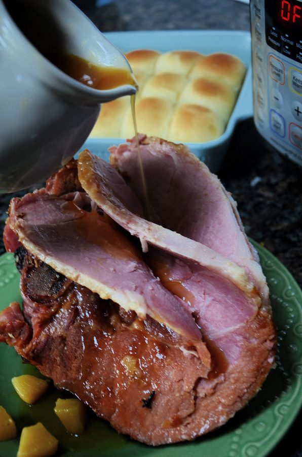 Pressure cooker ham