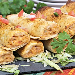Easy Instant Pot Chicken taquitos