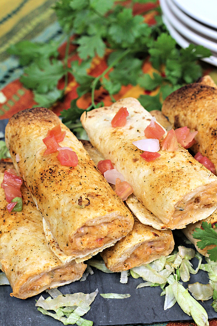 Featured image for “Instant Pot Chicken Taquitos”