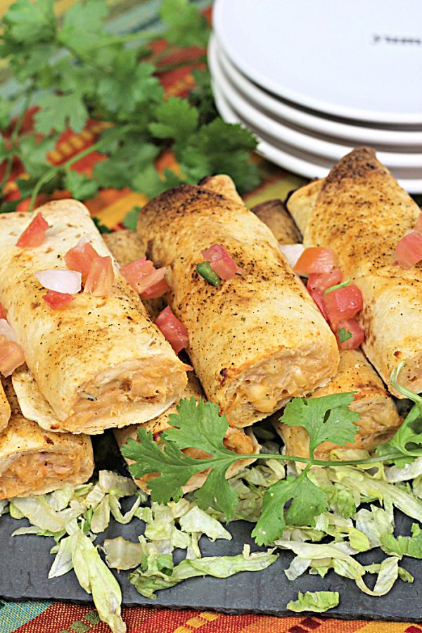 Instant pot chicken taquitos