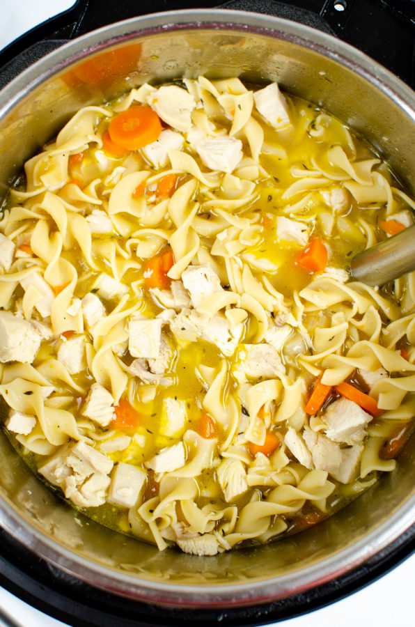 chicken noodle soup recipe in the instant pot