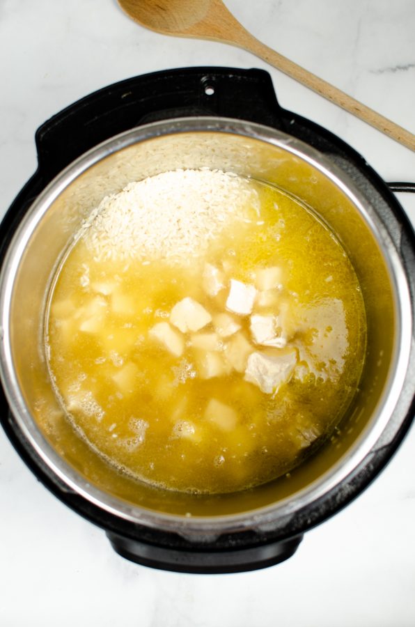 How to make chicken and rice in the instant pot