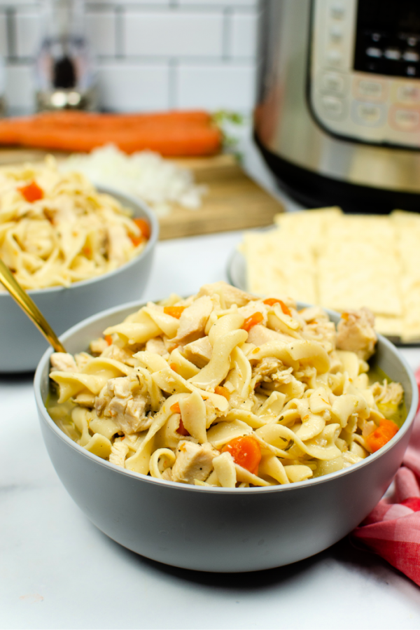 How to make chicken noodle soup in the Instant Pot