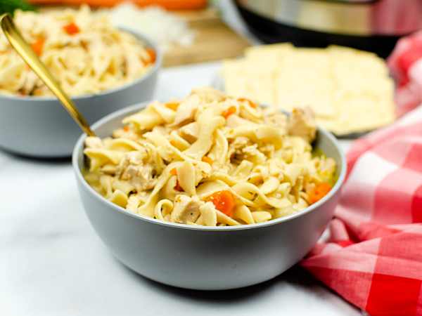Instant pot chicken noodle soup recipe