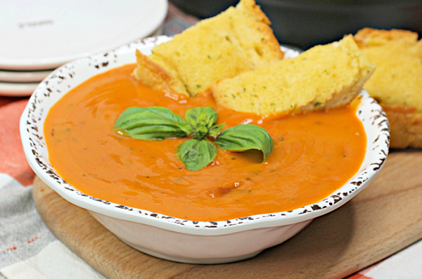 How to make tomato basil soup in the instant pot