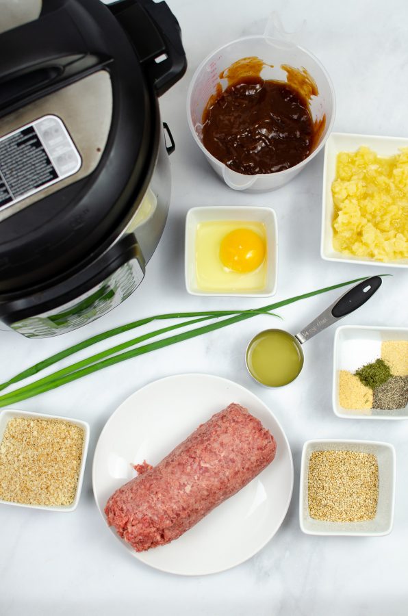 Hawaiian meatball ingredients