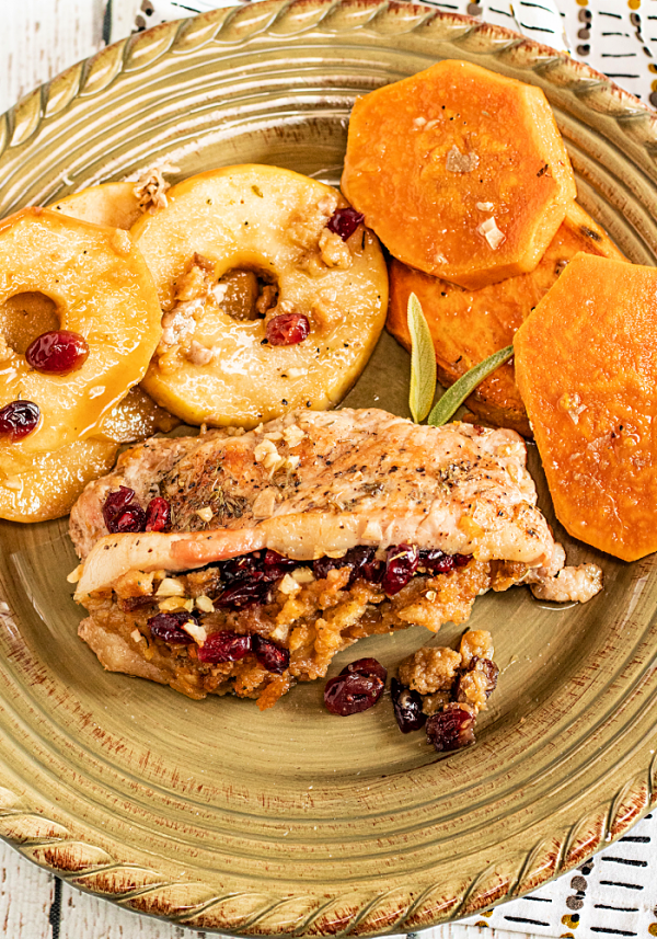 Instant pot stuffed pork chops