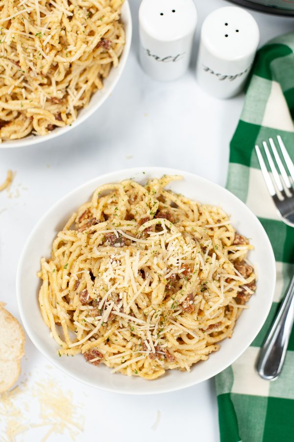 Instant Pot Bacon Carbonara Recipe (1)