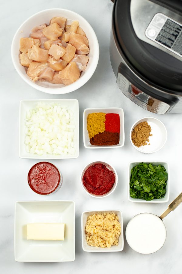 instant pot butter chicken ingredients