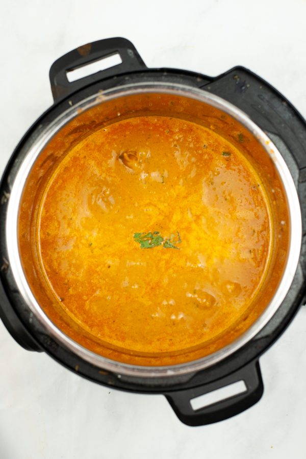 easy butter chicken in the instant pot