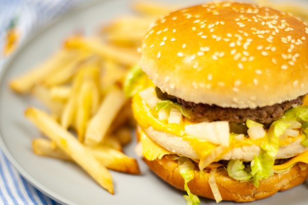 Instant Pot Big Mac burgers