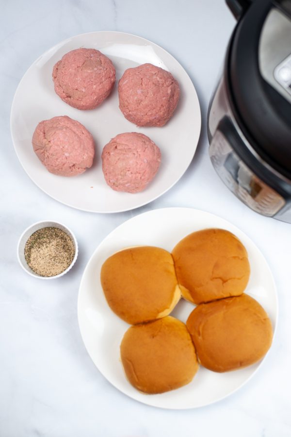 Instant Pot Turkey Burgers Ingredients