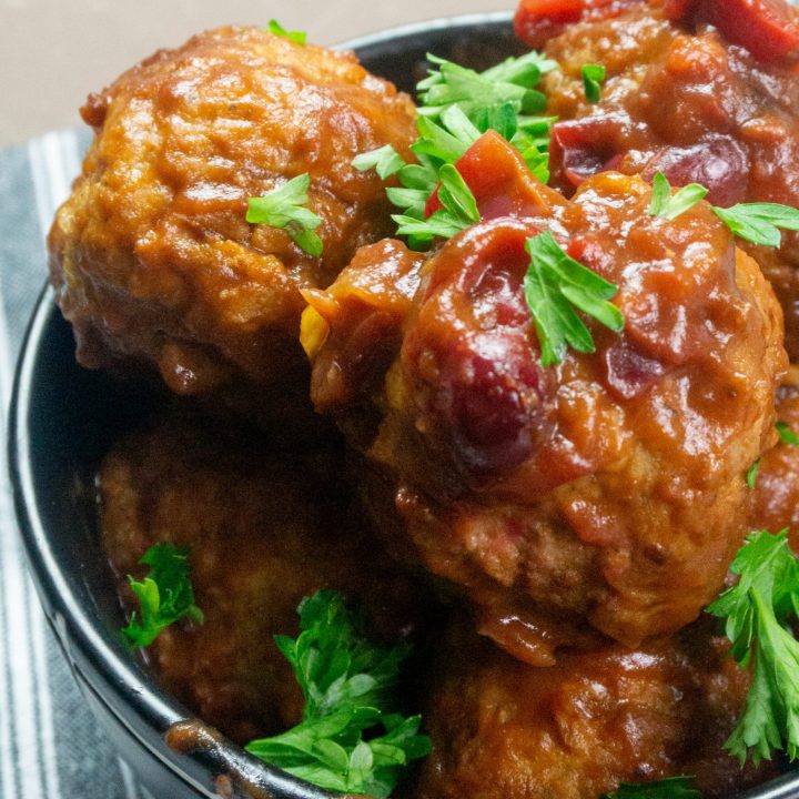 Instant Pot Cranberry Orange Meatballs