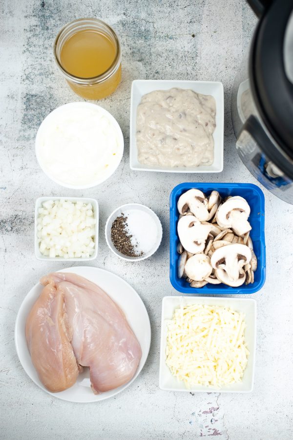 Instant Pot Chicken Tetrazzini Ingredients