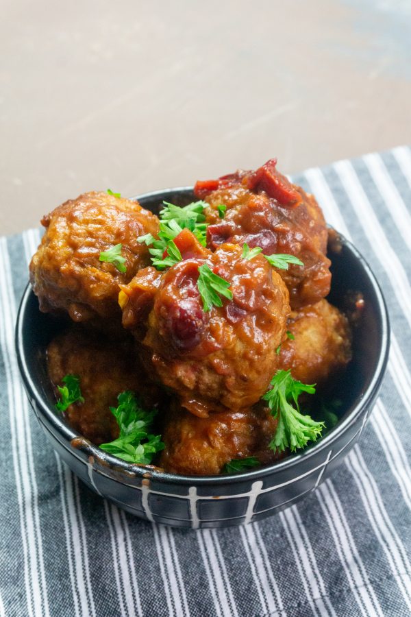 Instant Pot Orange Cranberry Meatballs