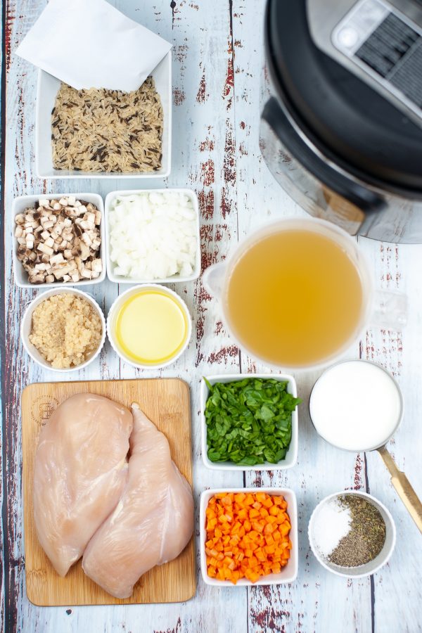 Copycat Panera chicken and wild rice soup ingredients 