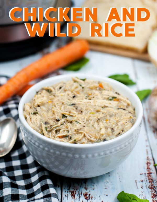 How to make copycat Panera chicken and wild rice soup in your Instant Pot. Stove top instructions included too