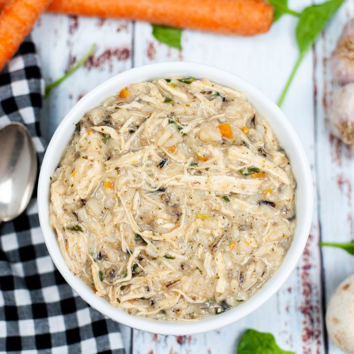 Instant Pot chicken and wild rice soup Panera bread copycat recipe (2)