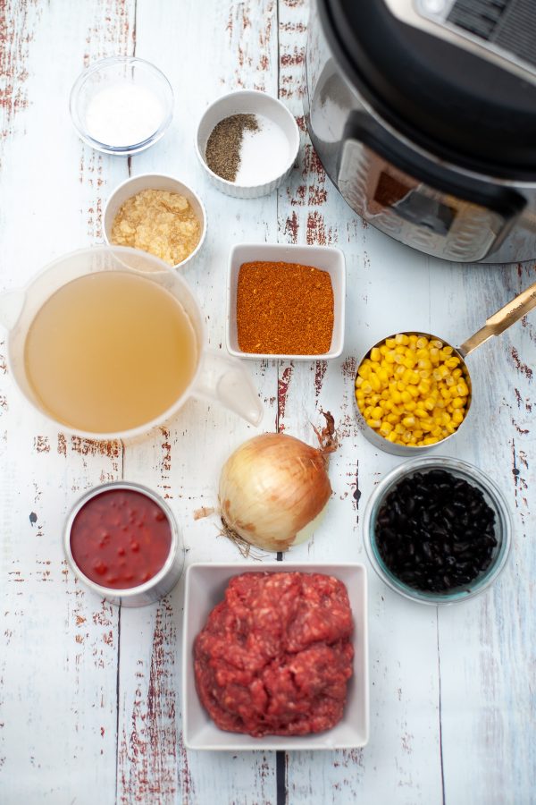 Instant Pot Taco Soup Ingredients