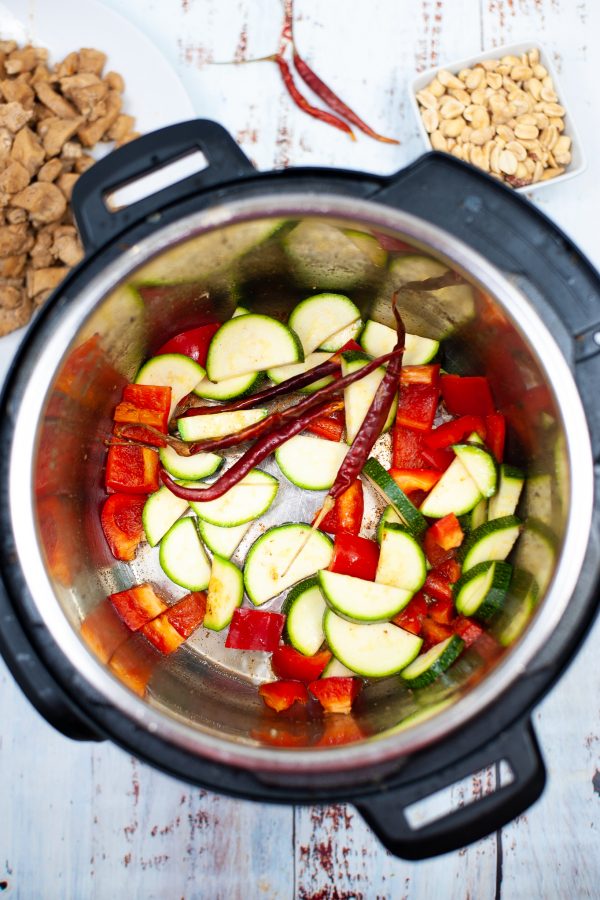 saute veggies