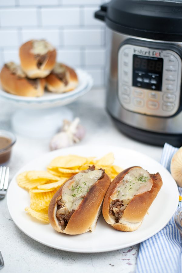 easy Instant Pot French Dip sandwich