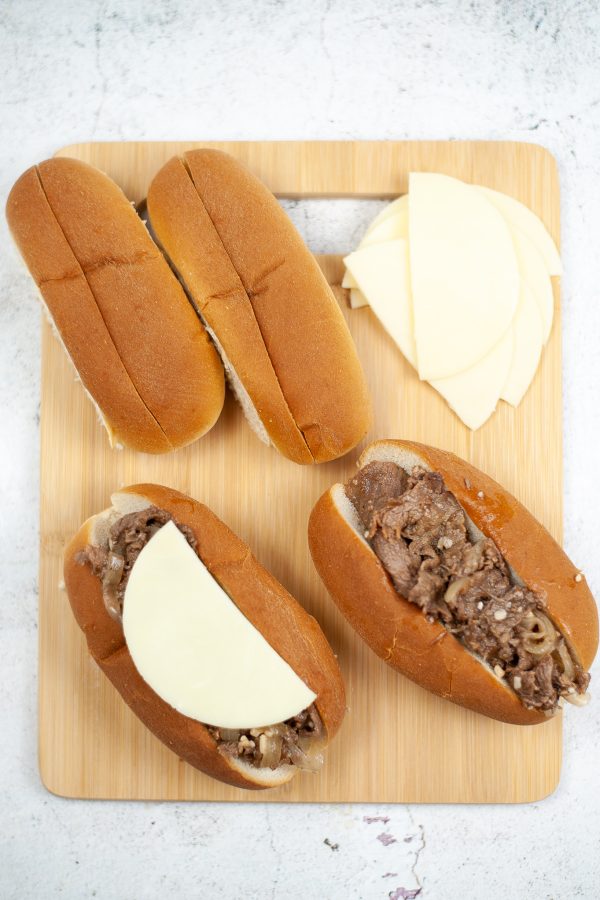 making french dip sandwiches